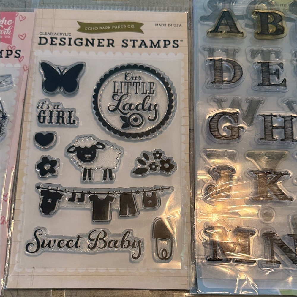 NWT Lot of Assorted Clear Stamps Sets-9 packs‎ - Picture 10 of 11